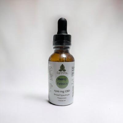 EarthFix CBD Drops 1500 mg Peppermint